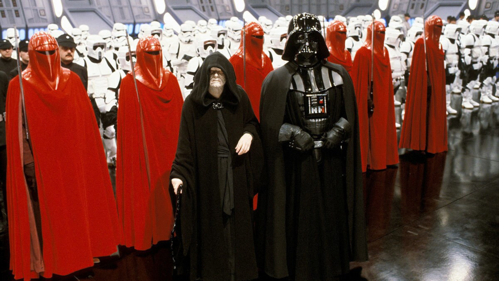 Palpatine e Darth Vader durante a ascensão do Império Galáctico