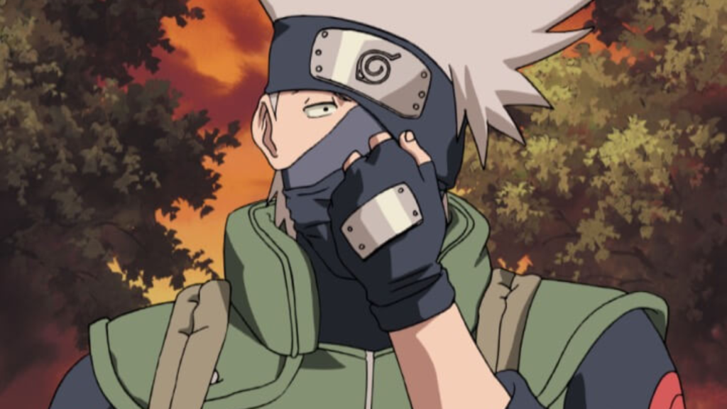 Kakashi no episódio 101 de Naruto Clássico